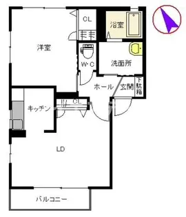 リブエールカーサ【2階】の間取り