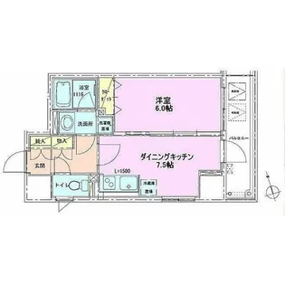 銀座レジデンス壱番館【11階】の間取り