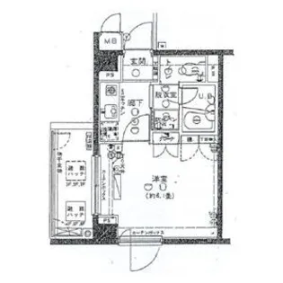 パティオ西早稲田【5階】の間取り