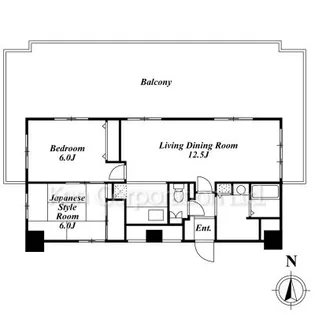 ベルメゾン錦糸町【9階】の間取り
