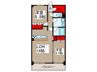 Comfort Stage【6階】の間取り