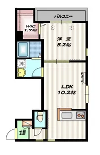 CUBE中延II【2階】の間取り