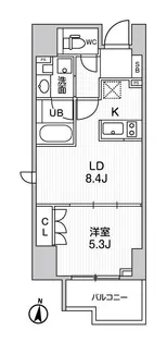 シーズンフラッツ両国【11階】の間取り