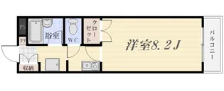 レジデンスサザンクロス【1階】の間取り