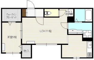 メゾンブランシュ南千田【1階】の間取り