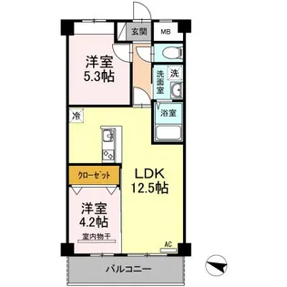 OTO寺家駅前【3階】の間取り