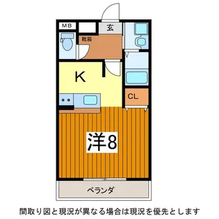 コンフォルト幸町【6階】の間取り