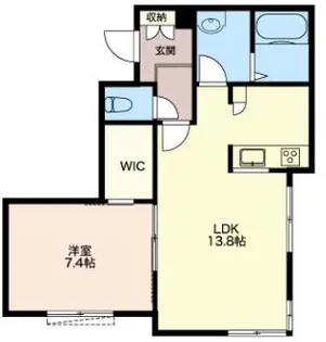 コモンドール上馬【2階】の間取り