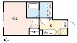 シュスラン大森【3階】の間取り