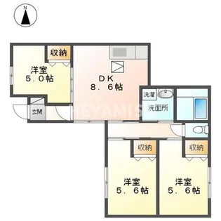 Prendre ONOUE【1階】の間取り