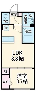 リスグラシュー【3階】の間取り