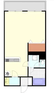 ハイツ呉竹【2階】の間取り