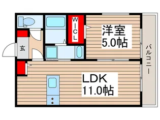 Best Stage鶴馬II【1階】の間取り
