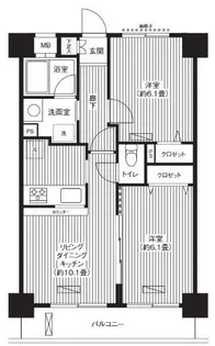 プラン・デスポワール【6階】の間取り