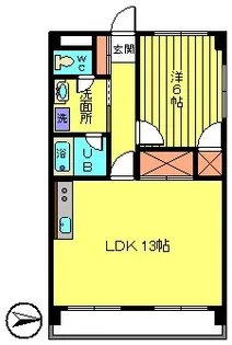 第3ウツイビル【10階】の間取り