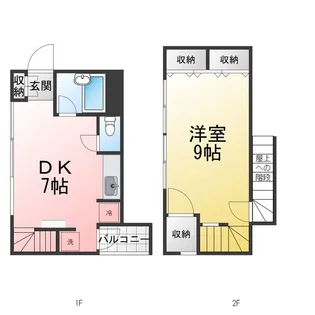 亀田ビル【4階】の間取り