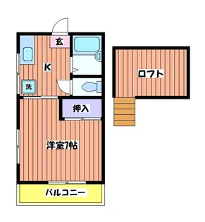 コーポ93【2階】の間取り