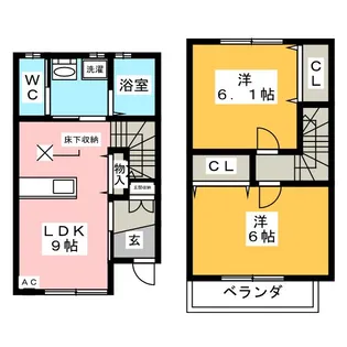 シーアイエス豊田瑞穂 Cの間取り
