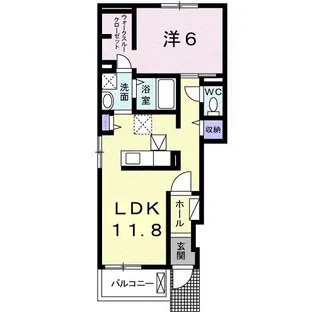 エストレラ【1階】の間取り