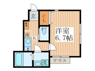 BONHEUR【1階】の間取り