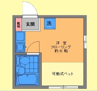 コーポK【1階】の間取り