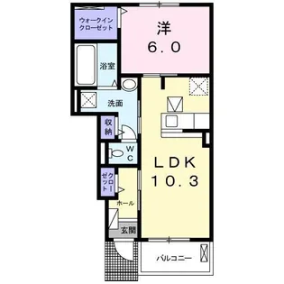 タイムリーI【1階】の間取り