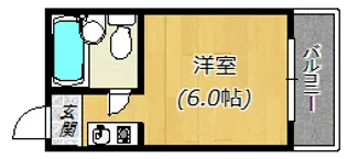 ジオナ大和田【4階】の間取り