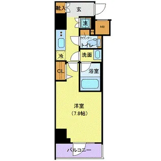 BPRレジデンス大山【2階】の間取り