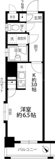 ジーク常盤台【7階】の間取り