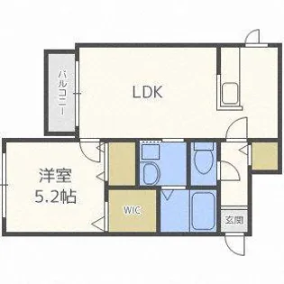 第12旭レジデンス【3階】の間取り