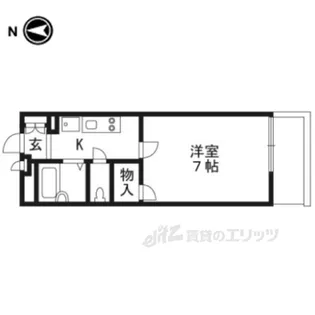 レオパレスHEIAN【3階】の間取り