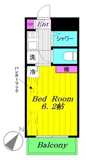 百合ヶ丘池上マンション【4階】の間取り