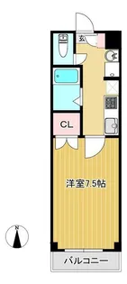 シャルマン草加V【2階】の間取り