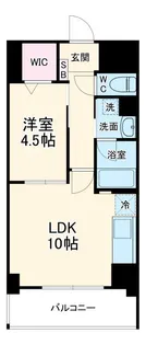 コンセール東桜【6階】の間取り