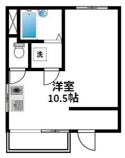 アメニティスクエアYS【2階】の間取り