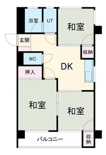 パラシオン喜多山【2階】の間取り
