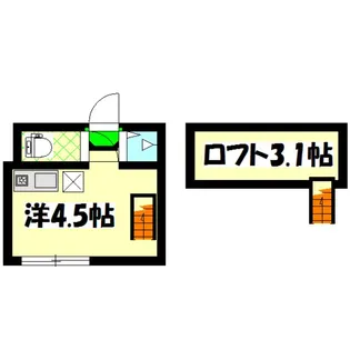 メゾン千住カルム【2階】の間取り