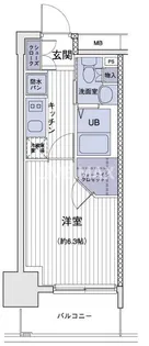 エスティメゾン大島【2階】の間取り