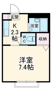 メルベールSK【2階】の間取り
