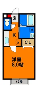 エクセル8【2階】の間取り