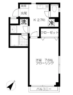 カーザM【1階】の間取り