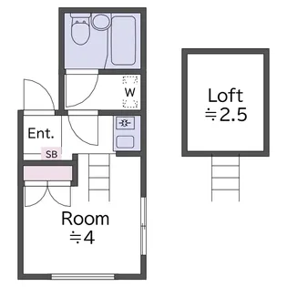 ヒューゲルハイム三軒茶屋【3階】の間取り