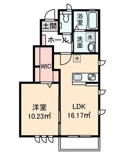 エトワールA【1階】の間取り