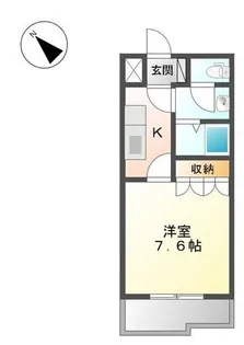 アシューレメゾン【1階】の間取り