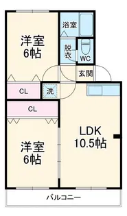 アクアピレーネ【3階】の間取り