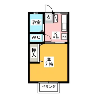 アーバンスクエアB【2階】の間取り