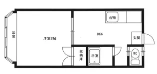 ラポールながとXI【1階】の間取り