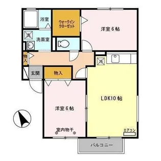 ルピナ A【2階】の間取り