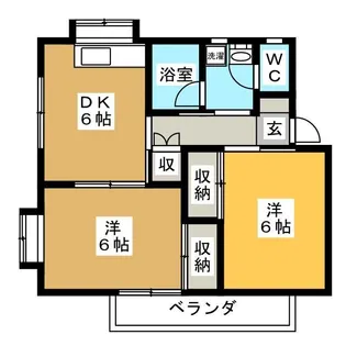 メゾン・ド・ローゼ【2階】の間取り
