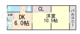 シルバーハイツ大石【4階】の間取り